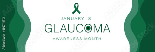 Long banner for Glaucoma Awareness Month