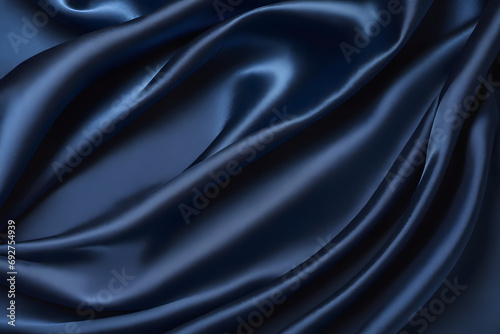 Blue silk background 