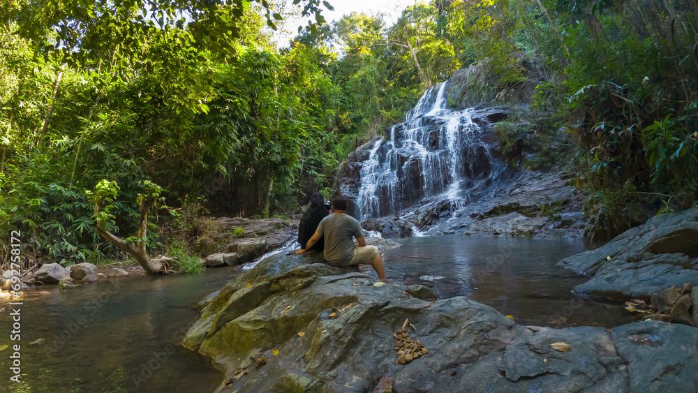 Namtok Salatdai waterfall small size waterfall ,Nakhon Nayok,Thailand Namtok Salatdai waterfall small size waterfall ,Nakhon Nayok,Thailand