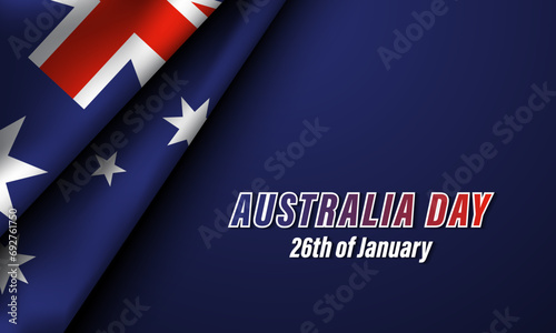Australia Day Background Design.