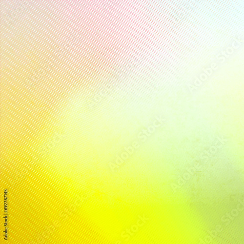 Smooth yellow gradient square background with blank space for Your text or image, usable for banner, poster, Ads, events, party, celebration, and various design works