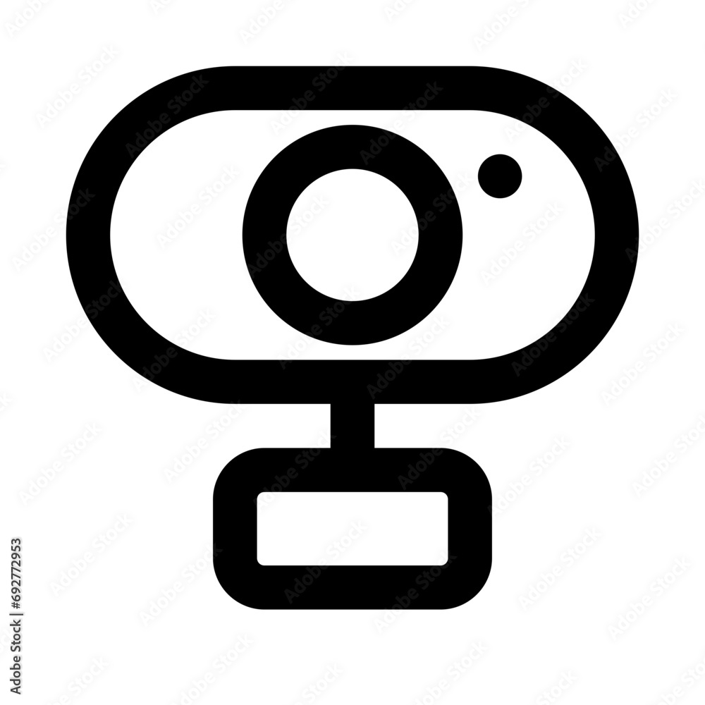 Webcam Line UI Icon Webcam Line UI Icon