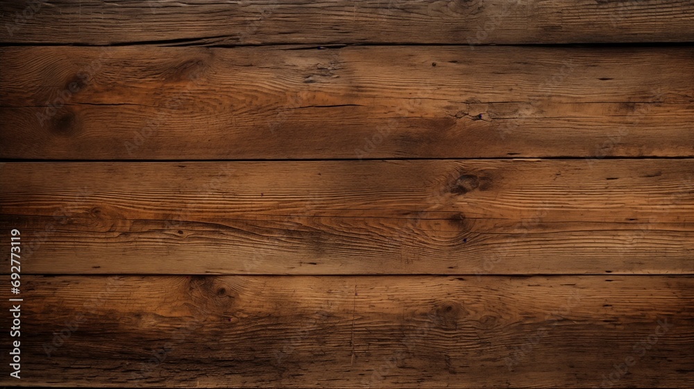 Fototapeta premium Image of old brown wood.