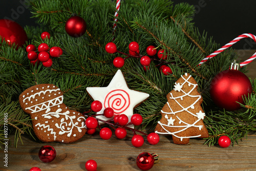 Christmas gingerbread cooki...