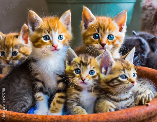 子ネコたち © J_News_photo