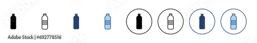 Bottle icon vector. bottle sign and symbol