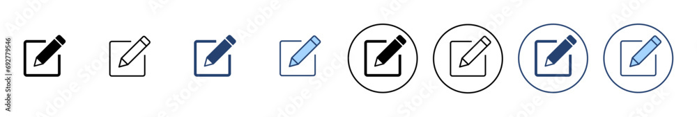 Edit icon vector. edit document sign and symbol. edit text icon. pencil. sign up Edit icon vector. edit document sign and symbol. edit text icon. pencil. sign up