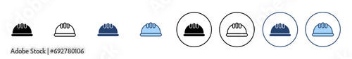 Helmet icon vector. Motorcycle helmet sign and symbol. Construction helmet icon. Safety helmet