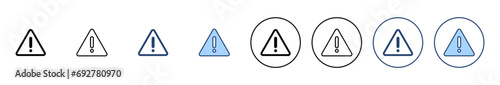Free Download Exclamation danger icon vector. attention sign and symbol. attention sign - GFXLoad