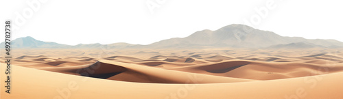 panorama of the desert  cut out - stock png.