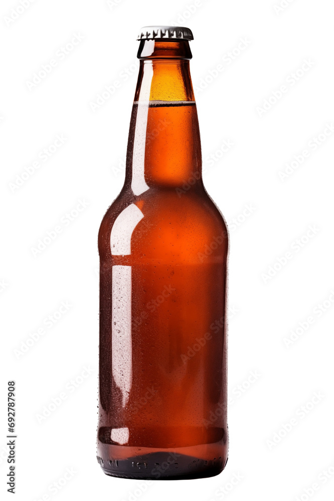 bottle of beer isolated