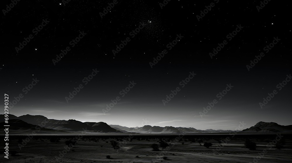 chilly cold desert landscape illustration crisp dry, harsh icy, lifeless lonely chilly cold desert landscape