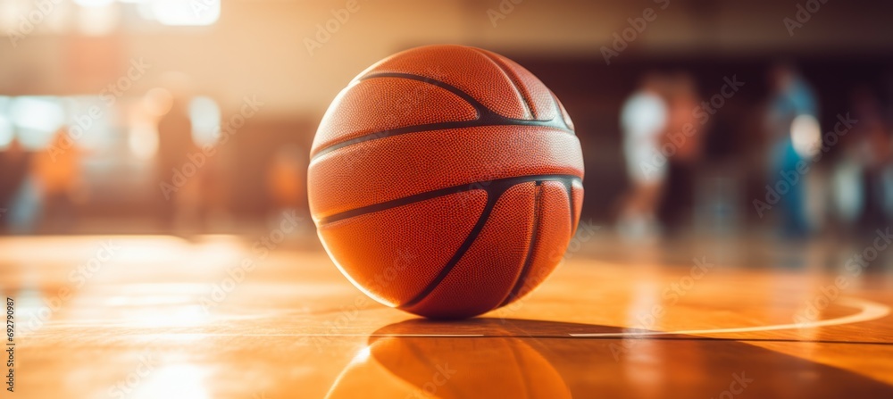Basketball. Generative AI technology.	
