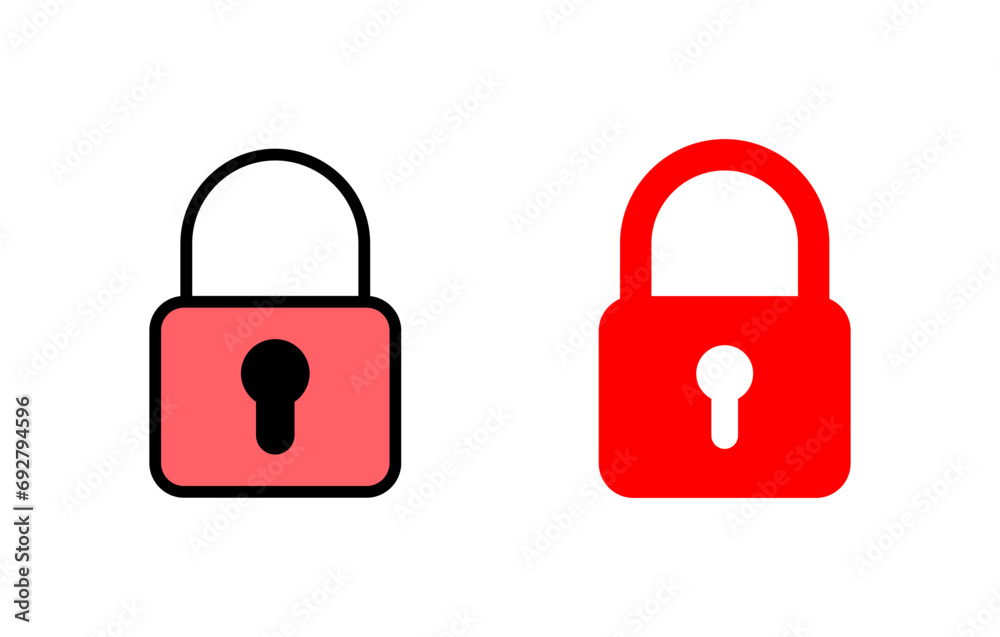 Lock icon set illustration. Padlock sign and symbol. Encryption icon. Security symbol Lock icon set illustration. Padlock sign and symbol. Encryption icon. Security symbol