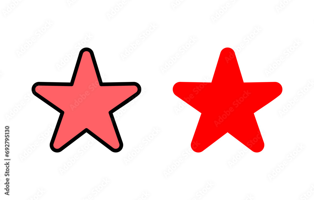 Star Icon set illustration. rating sign and symbol. favourite star icon Star Icon set illustration. rating sign and symbol. favourite star icon