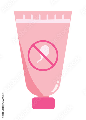 contraceptive spermicide tube