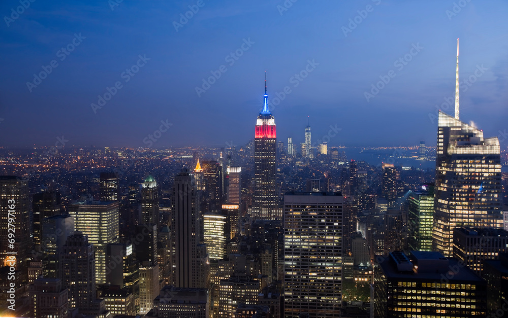 New York City at Night - Empire State Building
