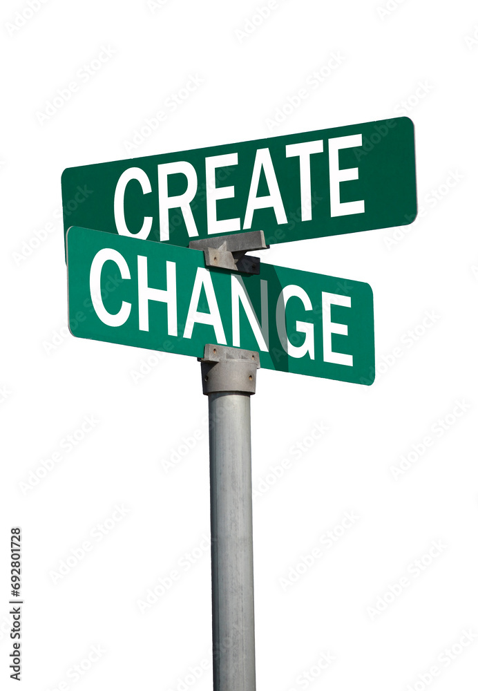 create change sign