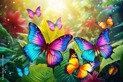 Vibrant Butterflies  © Artgalax