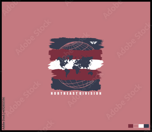 Illustration vector graphic of lettering, perfect for t-shirts design, clothing, hoodies, etc.