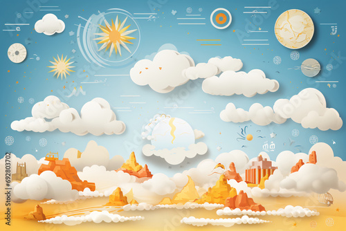 Educational Global Weather Patterns Illustration