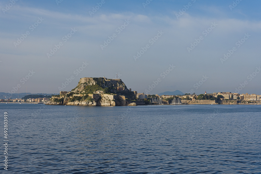 Panoramic View of Corfu's Historical Fortress