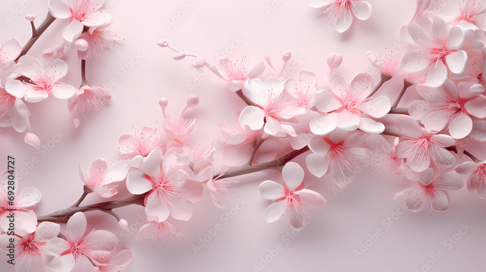 Blush Blossom Breeze background