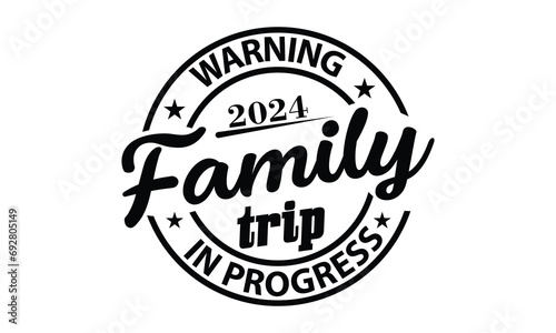 2024 Family Trip Vector and Clip Art