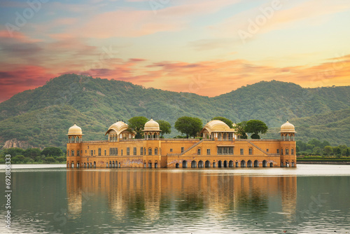 Jal Mahal,water palace, is a palace in the middle of the Man Sagar Lake in Jaipur city, the capital of the state of Rajasthan, India.
