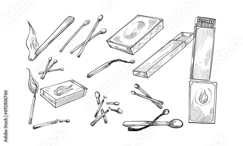 stick lighter handdrawn collection