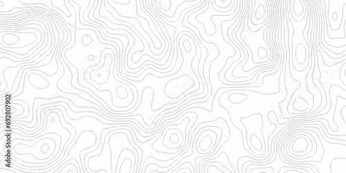 Abstract background with waves Geographic mountain relief. Abstract lines background. Contour maps. Vector illustration, Topo contour map on white background, Topographic contour lines.