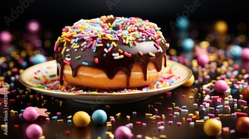 dessert candy donut food illustration treat snack, confectionery bakery, delicious tasty dessert candy donut food
