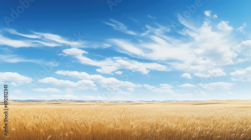 horizon prairies landscape vast illustration plains meadows  wildflowers bison  cattle wheat horizon prairies landscape vast