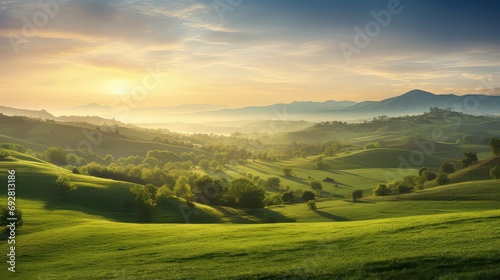 view knoll hills landscape illustration outdoors beauty, greenery meadow, valley mountain view knoll hills landscape
