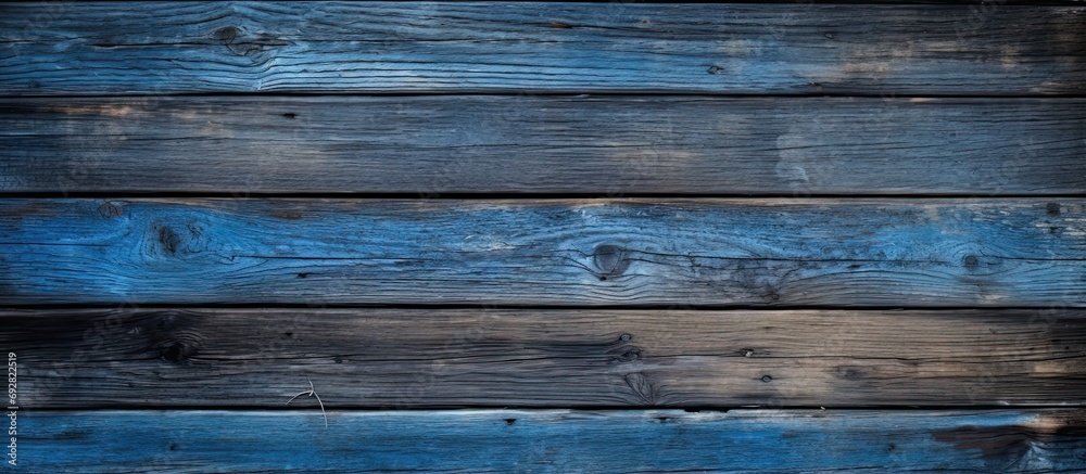 old wood blue and black background