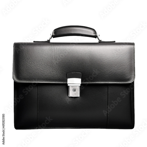 briefcase, transparent background, isolated image, generative AI