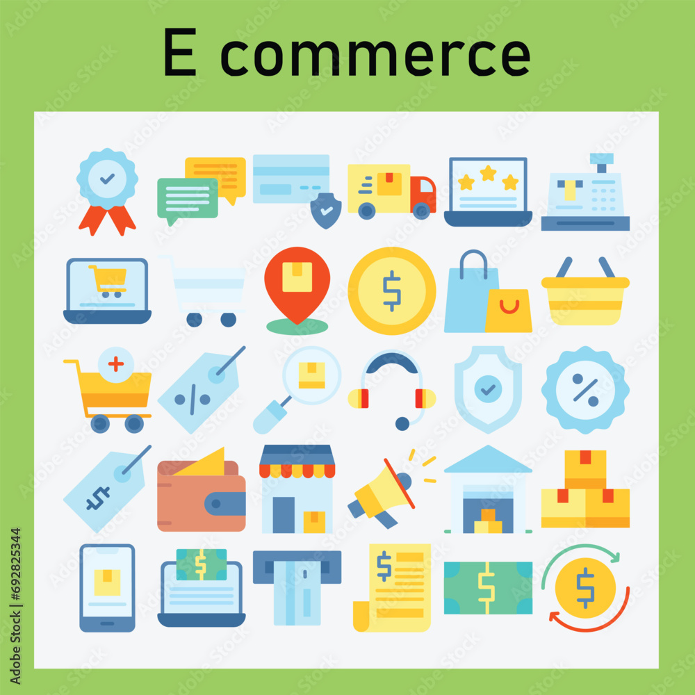 Marketing Line flat Icons Set. Content, Search, Strategies, Marketing, Ecommerce, Branding Marketing Line flat Icons Set. Content, Search, Strategies, Marketing, Ecommerce, Branding
