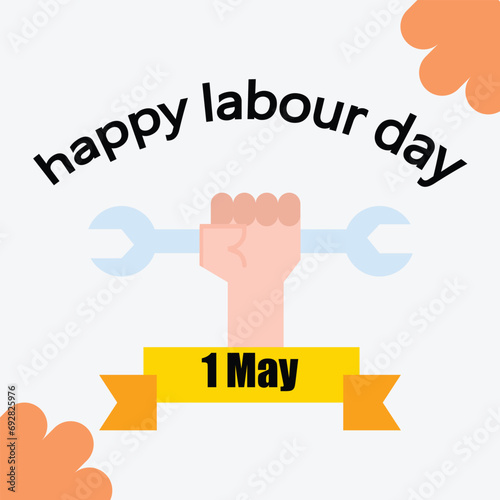 Labor Day greeting card