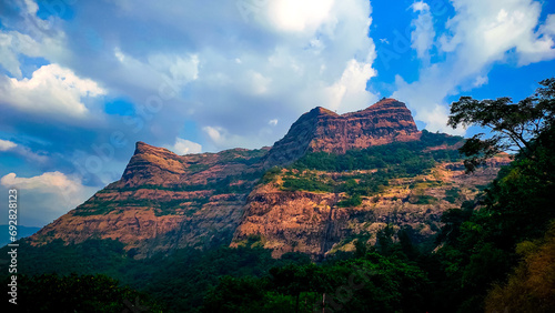 Raigad fort in maharashtra in india 