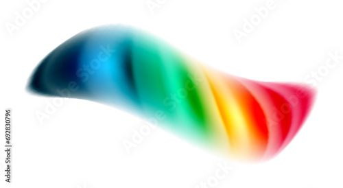 Color mixing liquid rainbow shape background