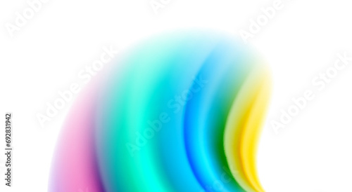 Color mixing liquid rainbow shape background