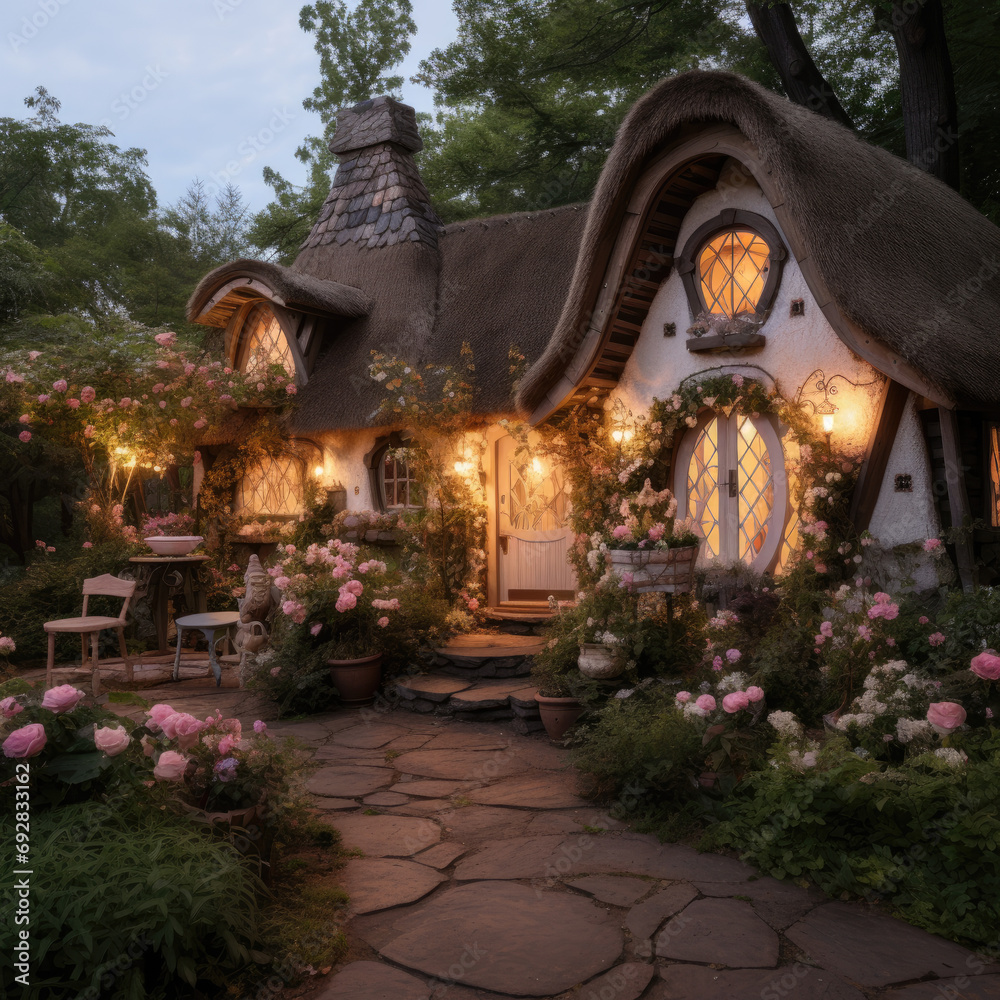 Whimsical Fairy Tale Cottage Vibes
