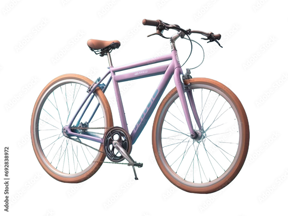 3d Cool bicycle in studio background clip drop background removal