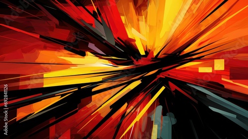 artistic abstract dynamic background illustration energetic motion, flowing vibrant, contemporary futuristic artistic abstract dynamic background photo