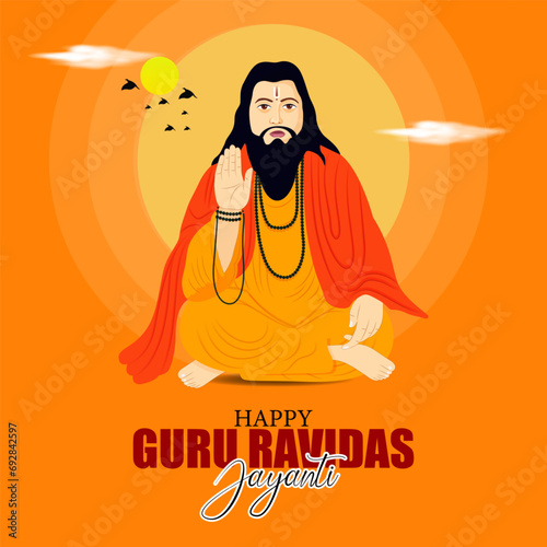 Guru Ravidas Jayanti is a celebration commemorating the birth anniversary of Sant Ravidas. photo