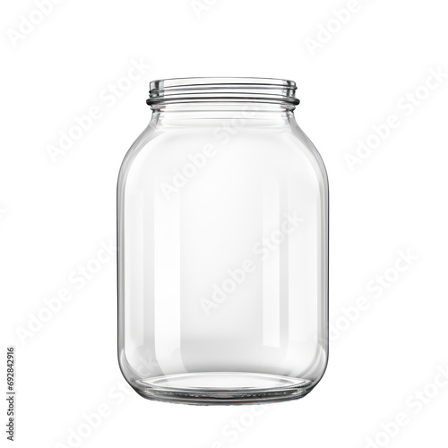 glass jar mockup isolated on transparent background,transparency 