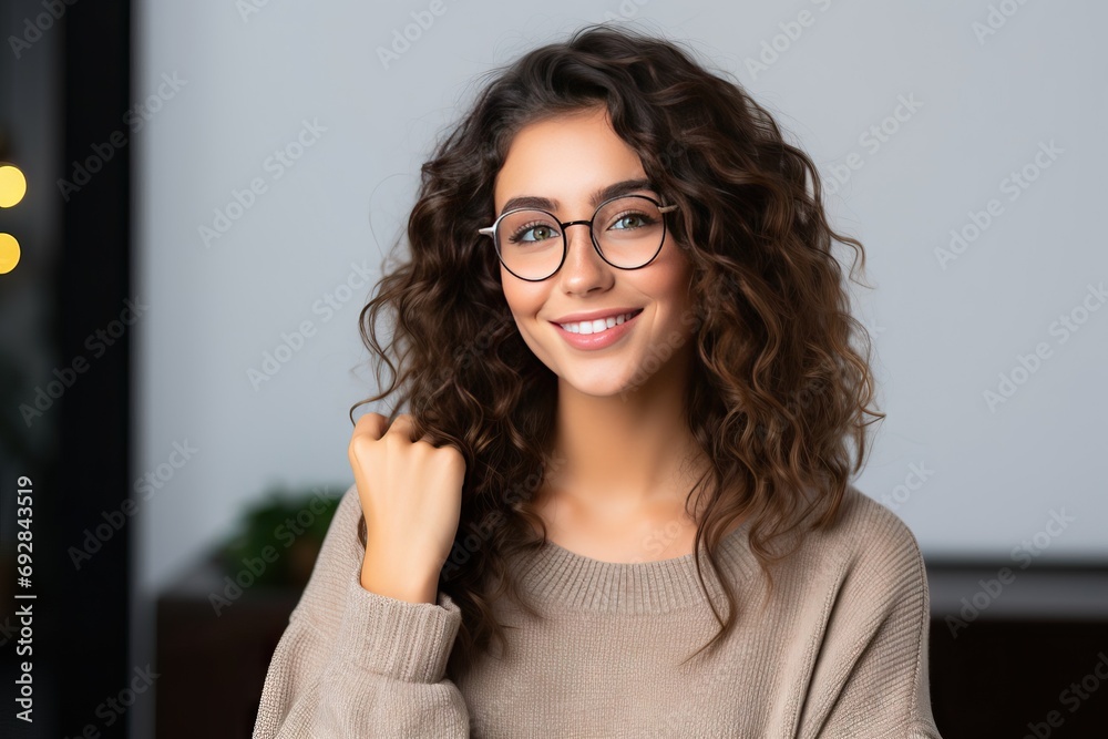 happy glasses background white isolated woman brunette Young girl people person female studio adult hispanic caucasian attractive beauty cool pretty beautiful casual attire wall blank goggles happy glasses background white isolated woman brunette Young girl people person female studio adult hispanic caucasian attractive beauty cool pretty beautiful casual attire wall blank goggles