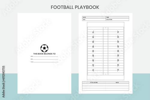 Football Playbook Kdp Interior