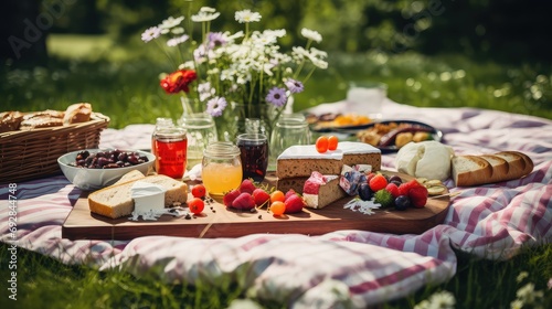 crackers outdoor picnic food illustration chips grilled, burgers hotdogs, kebabs skewers crackers outdoor picnic food