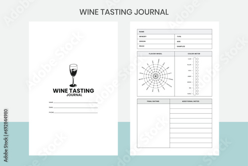 Wine Tasting Journal kdp Interior